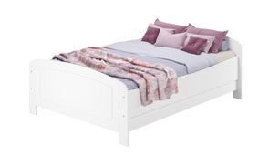 Hohes Seniorenbett Kiefer weiß