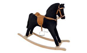Plüschpferd schwarz