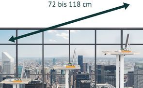 Höhenverstellbar für dynamisches Arbeiten