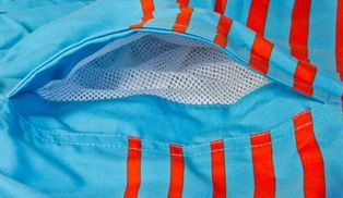 Beidseitige Eingrifftaschen mit eingenähtem Netz
