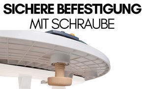 Einfaches, stabiles Befestigen der Spielelemente