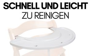 Leichtes Reinigen dank glatter Oberfläche
