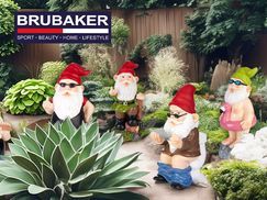 Lustige provokante Gartenzwerge