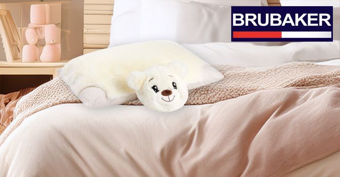 BRUBAKER Kuscheltier Kissen Bär