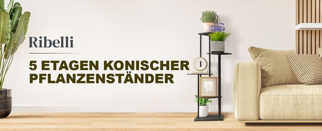 Ribelli 5 Etagen Pflanzenständer