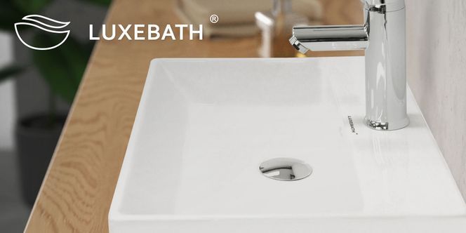 LuxeBath Universal Ablaufgarnitur für Waschbecken & Waschtisch Ablaufventil