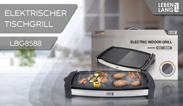 LEBENLANG LBG8588 I Meisterhafte Grillkunst leicht gemacht 