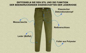 Funktion der Lederhose beeindruckende Eigenschaften