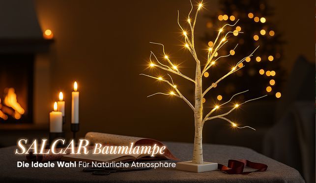 Salcar Tisch Birkenbaumlichter