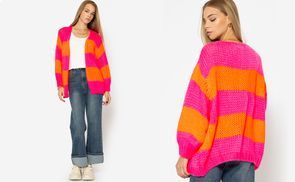 Vielseitig kombinierbarer Strick Cardigan