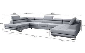 XXL Sofa – Platz für bis zu 9 Personen