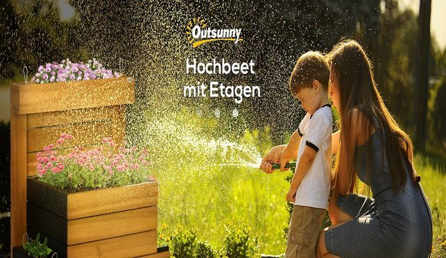 Hochbeet mit Etagen