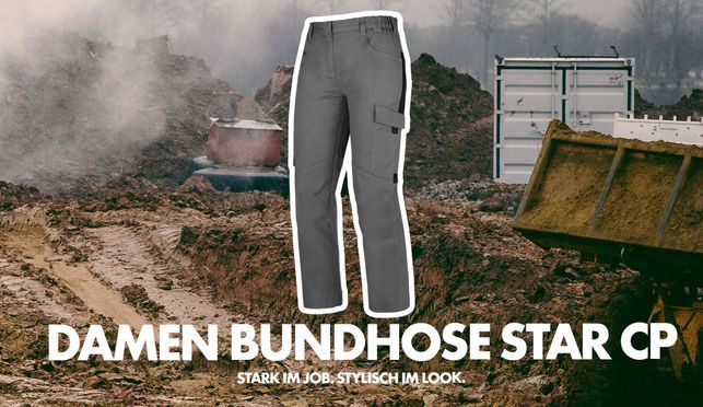 Robust, komfortabel, feminin – Star CP Damenhose für den Arbeitsalltag