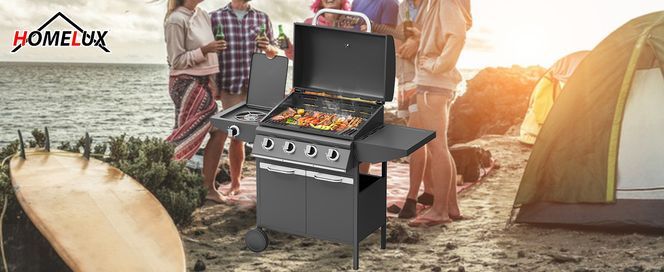 Leistungsstarker BBQ Gasgrill