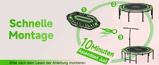 Zusammenklappbar für schnelle Montage