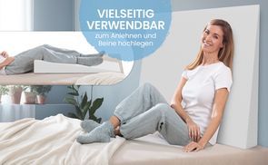 Ideal zur Hochlagerung der Beine 
