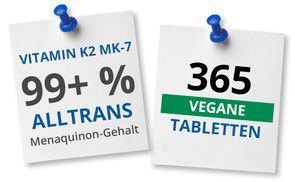 APOrtha® Vitamin K2 MK 7 mit mehr als 99 % all trans