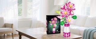 Elegante Vase im Einklang