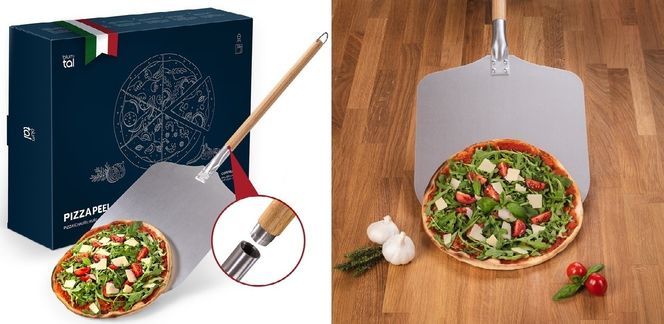 Perfektes Pizzaschieber für Hobbybäcker