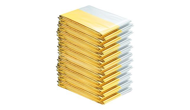 FLEXEO Rettungsdecke gold/silber