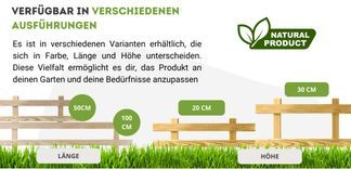 Verschiedene Größen für deinen Garten