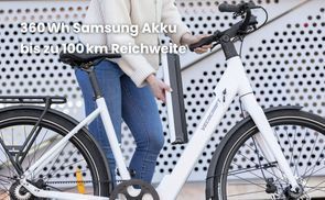 Reichweite bis zu 100 km – einfach laden & losfahren