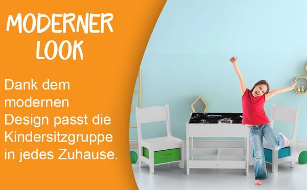 Kindgerechtes Design für Spiel und Spaß – Sitzgruppe Max