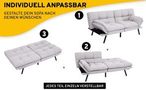 3 Fach verstellbar