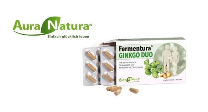 Fermentura® Ginkgo Duo – Pflanzenkraft aus fermentiertem Ginkgoblatt & Ginkgonuss