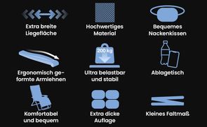 Komfortable Entspannung im Freien