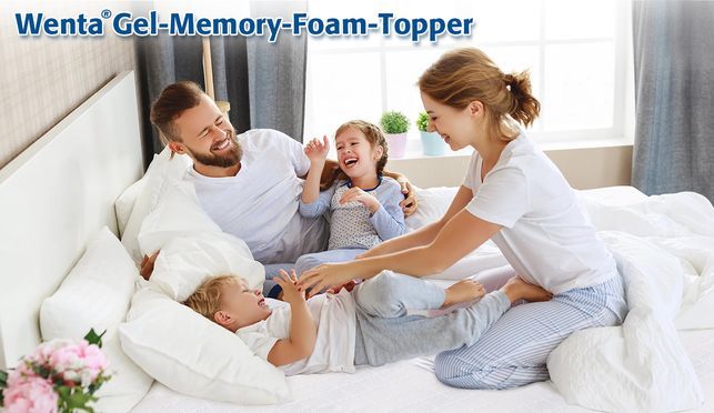 Wenta® Matratzen Topper aus Gel Memory Schaum