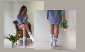 SERENA – die Tennissocke mit Stil