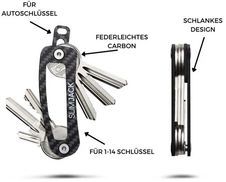 Kompakter Schlüssel Organizer: