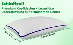 Das Premium Kopfkissen 40x80 zahlreiche Vorteile: 