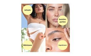 Gesicht, Bikinizone oder Achseln