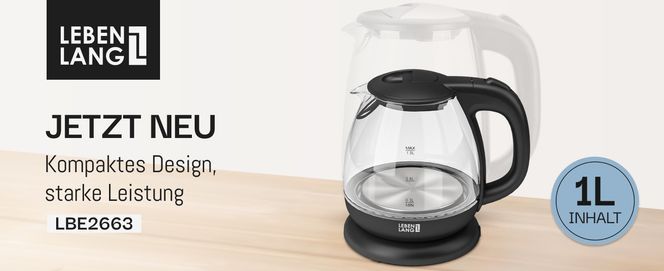 Wir stellen vor: Unseren neuen Glas Wasserkocher!