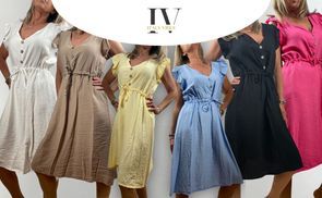 Sechs Farben – ein Kleid, viele Looks