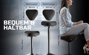 Zwei Варіантиn – Sitz & Stehhocker