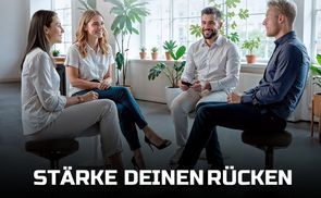 Rückenstärkendes Sitzen