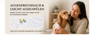 Nach dem Waschen ist das Fell besonders empfindlich