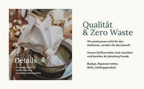 Qualität & Zero Waste
