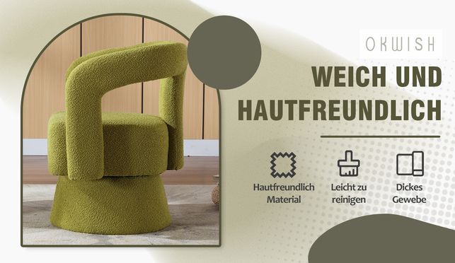 Drehbares Sofa mit Armlehnen – Flexibilität und Komfort