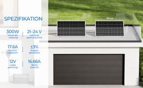 Technische Daten – 300W Solarmodul