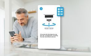 Einfache Installation dank Einbauanleitung