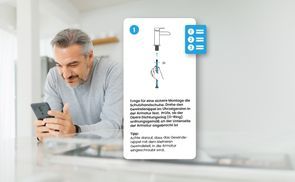 Einfache Installation dank Einbauanleitung