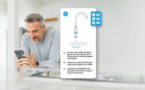 Einfache Installation dank Einbauanleitung