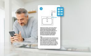 Einfache Installation dank Einbauanleitung
