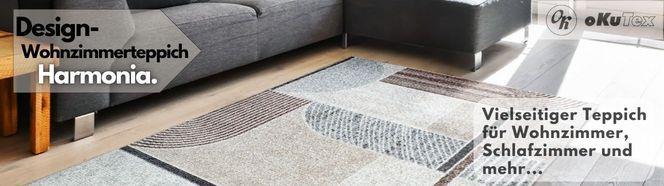 Harmonia der elegante Teppich für Dein Wohnzimmer.