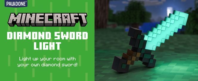 Minecraft Diamantschwert mit Licht & Sound