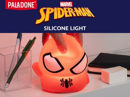Spiderman Squishy Lampe Superhelden Stil fürs Kinderzimmer